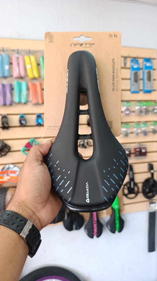 ASIENTO   RUTA/MTB AF 141MM VORTEX GW BLANCO