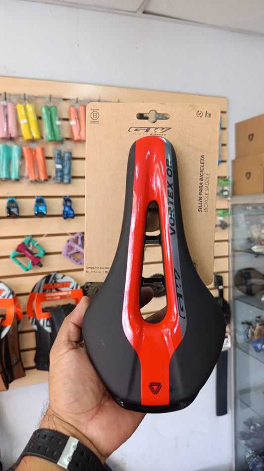 SILLIN RUTA/MTB AF 141MM VORTEX OR GW ROJO