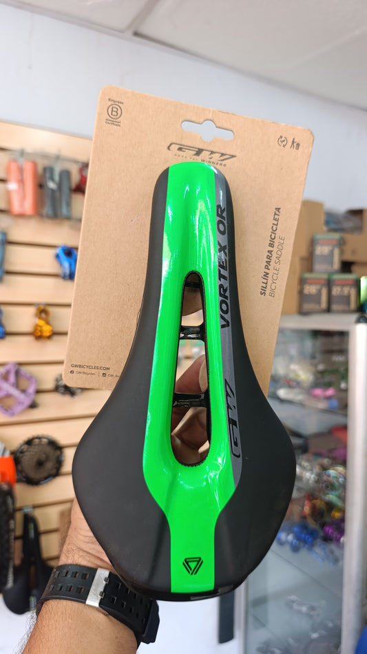 ASIENTO RUTA/MTB AF 141MM VORTEX OR GW  VERDE BR