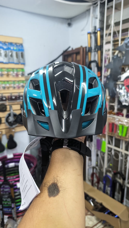 CASCO MTB LUZ DE SEGURIDAD M6 GW TURQUESA