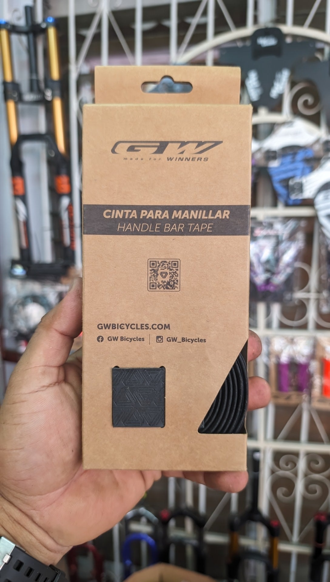 JUEGO DE CINTAS HEXAGRAM PU + EVA GW NEGRO