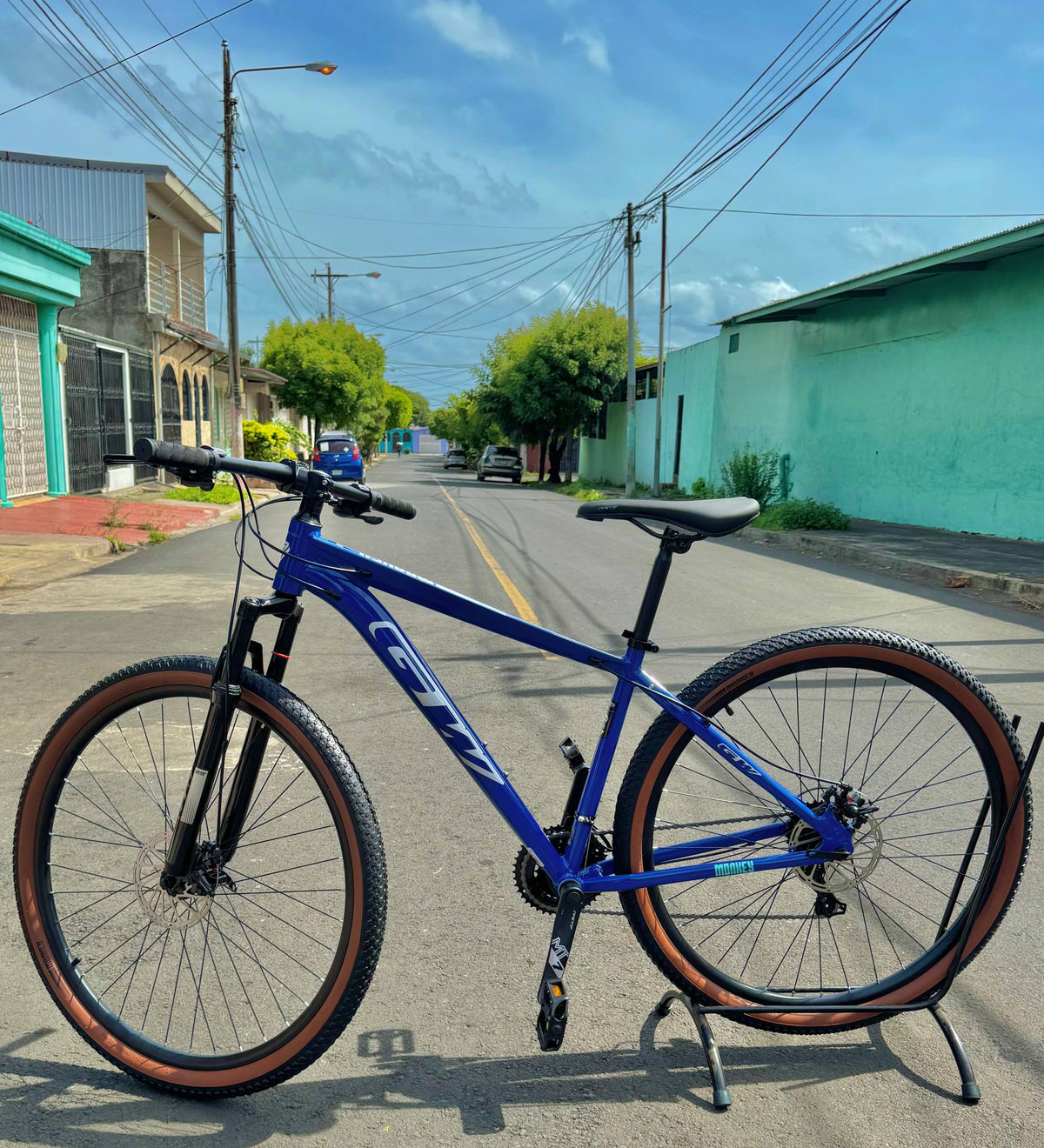 BICICLETA MTB 29P MONKEY ALUMINIO GW azul