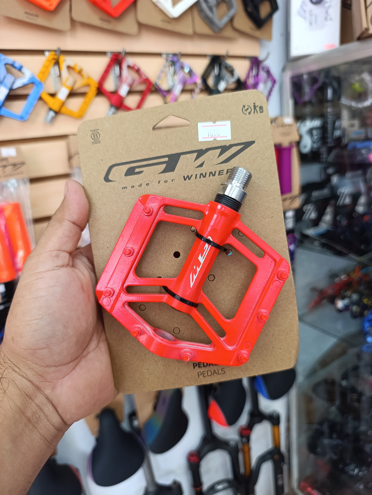 PEDALES MTB ALUMINIO GW-P999