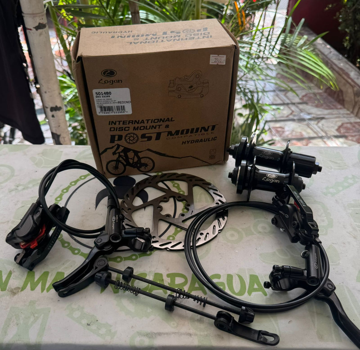 JUEGO DE FRENO HIDRAULICOS MAS DISCO 6T HD-M220/M500